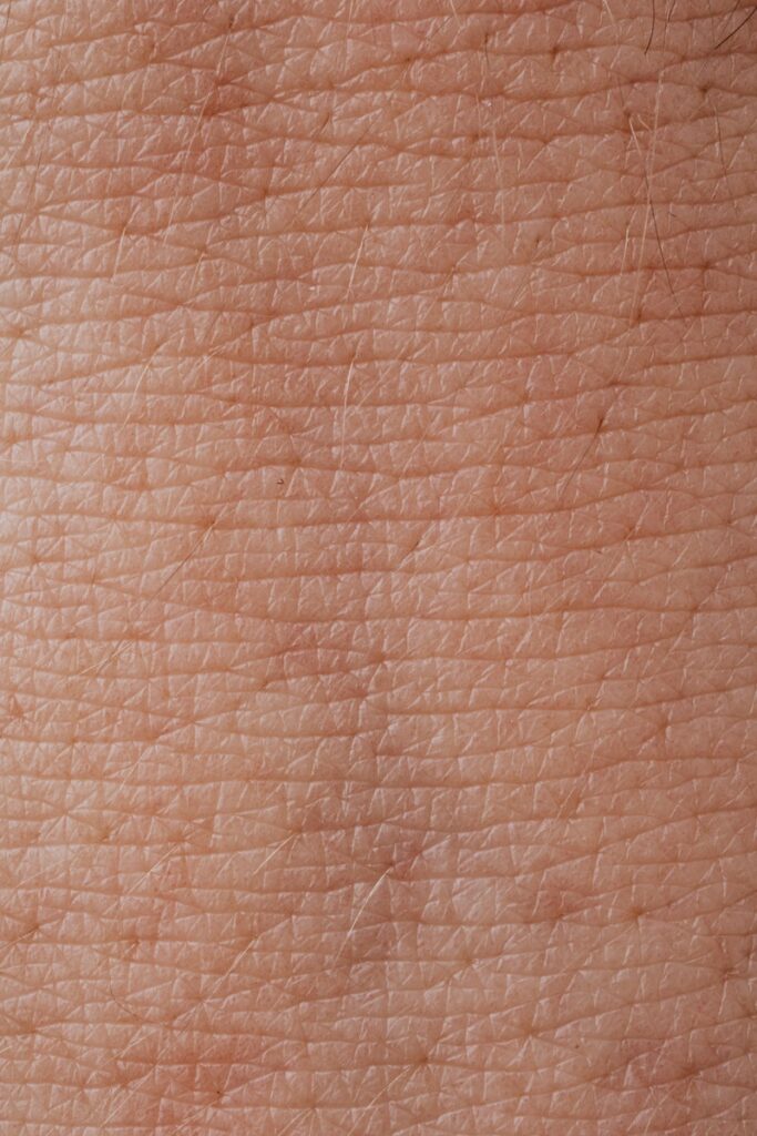 Close-up View Of Human Skin