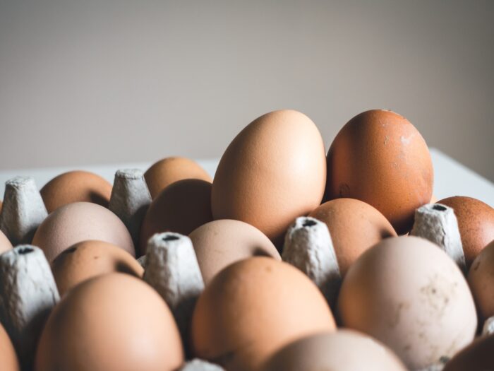 shallow focus photography of brown eggs